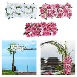 Maxbell Flowers Wall Panels Banquet Centerpeice Table Runner for Party Home Décor White
