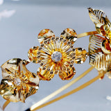 Maxbell Elegant Bridal Headband Women Hairband for Wedding Anniversaries Engagement