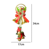 Maxbell Christmas Bell Ornaments Pendant Wind Chimes Crafts for Indoor Outdoor Style A