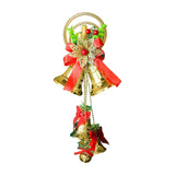 Maxbell Christmas Bell Ornaments Pendant Wind Chimes Crafts for Indoor Outdoor Style A