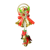 Maxbell Christmas Bell Ornaments Pendant Wind Chimes Crafts for Indoor Outdoor Style A