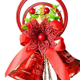 Maxbell Christmas Bell Ornaments Pendant Wind Chimes Crafts for Indoor Outdoor Style B