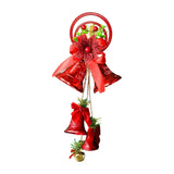 Maxbell Christmas Bell Ornaments Pendant Wind Chimes Crafts for Indoor Outdoor Style B