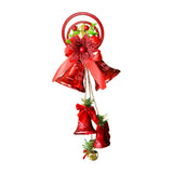 Maxbell Christmas Bell Ornaments Pendant Wind Chimes Crafts for Indoor Outdoor Style B