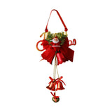 Maxbell Christmas Bell Ornaments Pendant Wind Chimes Crafts for Indoor Outdoor Style C