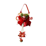Maxbell Christmas Bell Ornaments Pendant Wind Chimes Crafts for Indoor Outdoor Style C