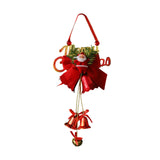 Maxbell Christmas Bell Ornaments Pendant Wind Chimes Crafts for Indoor Outdoor Style C