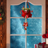 Maxbell Christmas Bell Ornaments Pendant Wind Chimes Crafts for Indoor Outdoor Style C