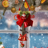 Maxbell Christmas Bell Ornaments Pendant Wind Chimes Crafts for Indoor Outdoor Style C