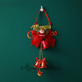 Maxbell Christmas Bell Ornaments Pendant Wind Chimes Crafts for Indoor Outdoor Style C