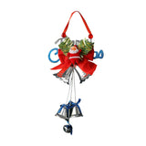 Maxbell Christmas Bell Ornaments Pendant Wind Chimes Crafts for Indoor Outdoor Style D