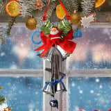 Maxbell Christmas Bell Ornaments Pendant Wind Chimes Crafts for Indoor Outdoor Style D