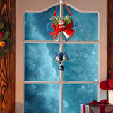 Maxbell Christmas Bell Ornaments Pendant Wind Chimes Crafts for Indoor Outdoor Style D