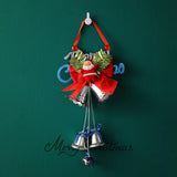Maxbell Christmas Bell Ornaments Pendant Wind Chimes Crafts for Indoor Outdoor Style D