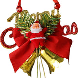 Maxbell Christmas Bell Ornaments Pendant Wind Chimes Crafts for Indoor Outdoor Style E
