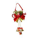 Maxbell Christmas Bell Ornaments Pendant Wind Chimes Crafts for Indoor Outdoor Style E