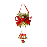 Maxbell Christmas Bell Ornaments Pendant Wind Chimes Crafts for Indoor Outdoor Style E