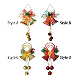 Maxbell Christmas Bell Ornaments Party Supplies Bowknot for Outdoor Indoor Window Style A