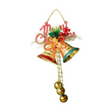 Maxbell Christmas Bell Ornaments Party Supplies Bowknot for Outdoor Indoor Window Style A