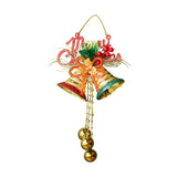 Maxbell Christmas Bell Ornaments Party Supplies Bowknot for Outdoor Indoor Window Style A