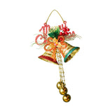 Maxbell Christmas Bell Ornaments Party Supplies Bowknot for Outdoor Indoor Window Style A