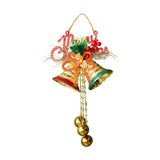 Maxbell Christmas Bell Ornaments Party Supplies Bowknot for Outdoor Indoor Window Style A
