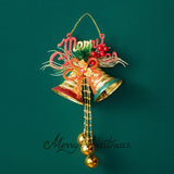 Maxbell Christmas Bell Ornaments Party Supplies Bowknot for Outdoor Indoor Window Style A