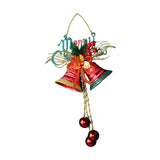 Maxbell Christmas Bell Ornaments Party Supplies Bowknot for Outdoor Indoor Window Style B