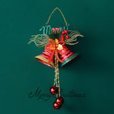 Maxbell Christmas Bell Ornaments Party Supplies Bowknot for Outdoor Indoor Window Style B