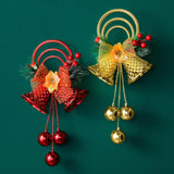 Maxbell Christmas Bell Ornaments Party Supplies Bowknot for Outdoor Indoor Window Style C