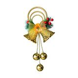 Maxbell Christmas Bell Ornaments Party Supplies Bowknot for Outdoor Indoor Window Style C