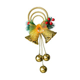 Maxbell Christmas Bell Ornaments Party Supplies Bowknot for Outdoor Indoor Window Style C
