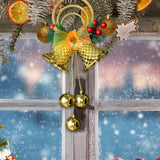Maxbell Christmas Bell Ornaments Party Supplies Bowknot for Outdoor Indoor Window Style C