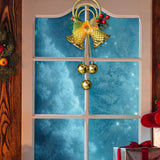 Maxbell Christmas Bell Ornaments Party Supplies Bowknot for Outdoor Indoor Window Style C