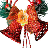 Maxbell Christmas Bell Ornaments Party Supplies Bowknot for Outdoor Indoor Window Style D