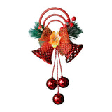 Maxbell Christmas Bell Ornaments Party Supplies Bowknot for Outdoor Indoor Window Style D