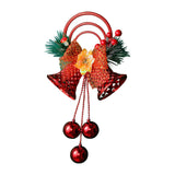 Maxbell Christmas Bell Ornaments Party Supplies Bowknot for Outdoor Indoor Window Style D