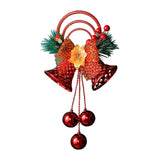 Maxbell Christmas Bell Ornaments Party Supplies Bowknot for Outdoor Indoor Window Style D