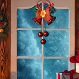 Maxbell Christmas Bell Ornaments Party Supplies Bowknot for Outdoor Indoor Window Style D