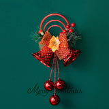 Maxbell Christmas Bell Ornaments Party Supplies Bowknot for Outdoor Indoor Window Style D