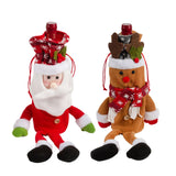 Maxbell Bottle Cover Bottle Holder Protective Sleeve for Christmas Indoor Party Santa Claus