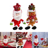 Maxbell Bottle Cover Bottle Holder Protective Sleeve for Christmas Indoor Party Santa Claus