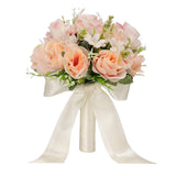 Maxbell Romantic Wedding Bridal Bouquet Multi Colors for Anniversary Church Wedding Pink