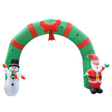 Maxbell 210cm Inflatable Christmas Arch US Adapter Blow for Holiday Children Gifts