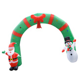 Maxbell 210cm Inflatable Christmas Arch US Adapter Blow for Holiday Children Gifts