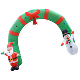 Maxbell 210cm Inflatable Christmas Arch US Adapter Blow for Holiday Children Gifts