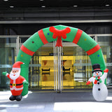 Maxbell 210cm Inflatable Christmas Arch US Adapter Blow for Holiday Children Gifts