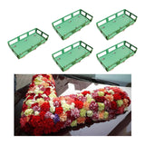 Maxbell Flower Arrangement Tray Decorations Green Centerpiece Accessories
