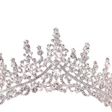 Maxbell Princess Elegant Headwear Fancy Tiaras Alloy for Engagement Parties Wedding