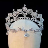 Maxbell Wedding Headband Tiara Headwear Headpiece for Birthday Bridesmaid Bride Style A